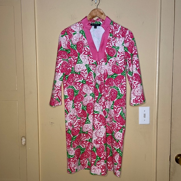 Brooks Brothers Dresses & Skirts - Brooks Brothers Pink and Green Floral Dress